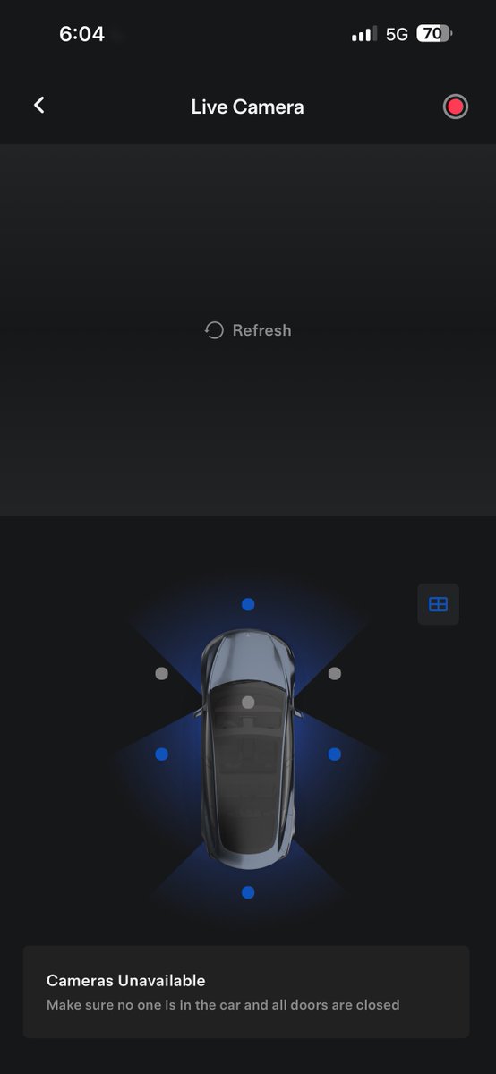 m3p_logan's tweet photo. My girlfriend is sleeping in my car while I'm going #2 in Buc-ee's

I can't check Sentry Mode cameras to see if my car is safe because of this feature.

"Cameras Unavailable
Make sure no one is in the car and all doors are closed" https://t.co/QXinsziJvx