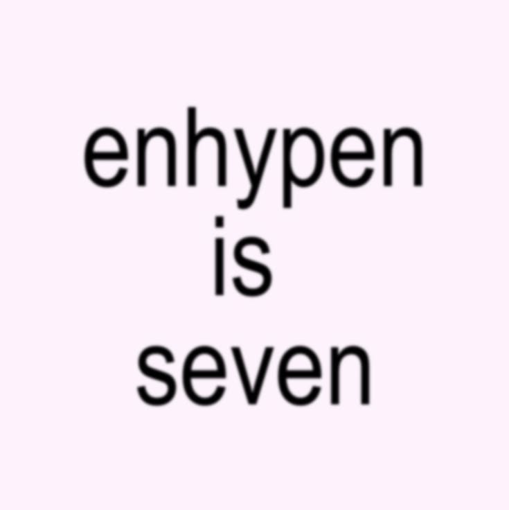 ENHYPEN IS 7 tweet media