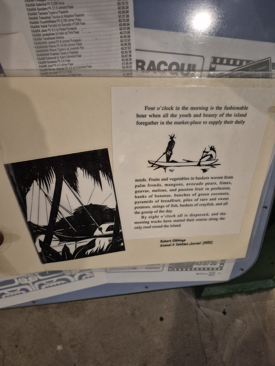 charringau61924's tweet image. #sweetpotatoes, strings of fish, baskets of crayfish, and all the gossip of the day.

By eight o'clock all is dispersed, and the morning trucks have started their course along the only road round the island.

Robort Gibbinge

loranal A #TahitianJournal (1932)