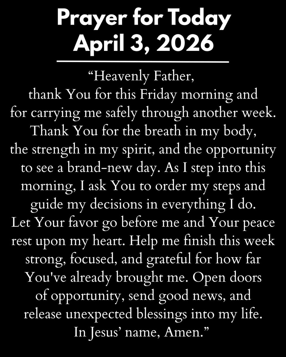 Christy_fromTO's tweet image. I thank you for the breath in
my body, the strength in my
spirit &amp;amp; the gift of a new day.
    #FridayFeeling #Prayer 
 #GiveThanks #BeGrateful