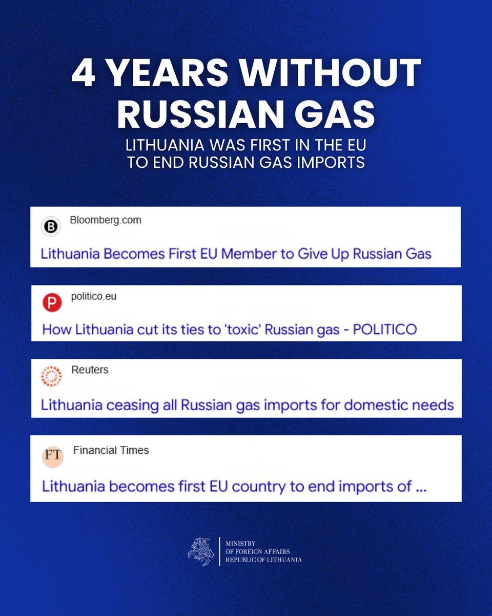 Lithuania MFA 🇱🇹 | #StandWithUkraine tweet media