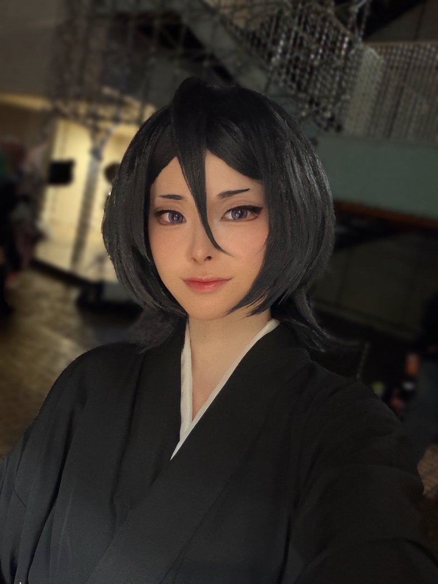 amane_cos_23's tweet photo. 夜アコ撤退しましたー！！
会ってくれた皆様ありがとうございました🥰💞💞
念願の死覇装ルキアでき��幸せ https://t.co/3DDQUoBSoI