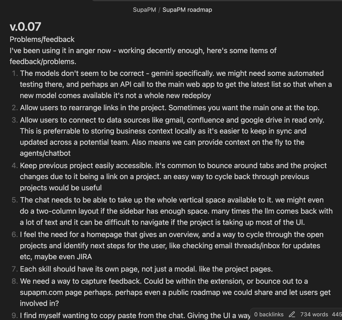cderm's tweet photo. Been using https://t.co/kkO9zpc0ek in anger now for a few days, lots to work on. Trying to bring the cursor for product managers to life, taking inspiration from Claude Code too with "skills" in the last update. It's already helping me a lot though 💪🏼 https://t.co/juL337qHgH