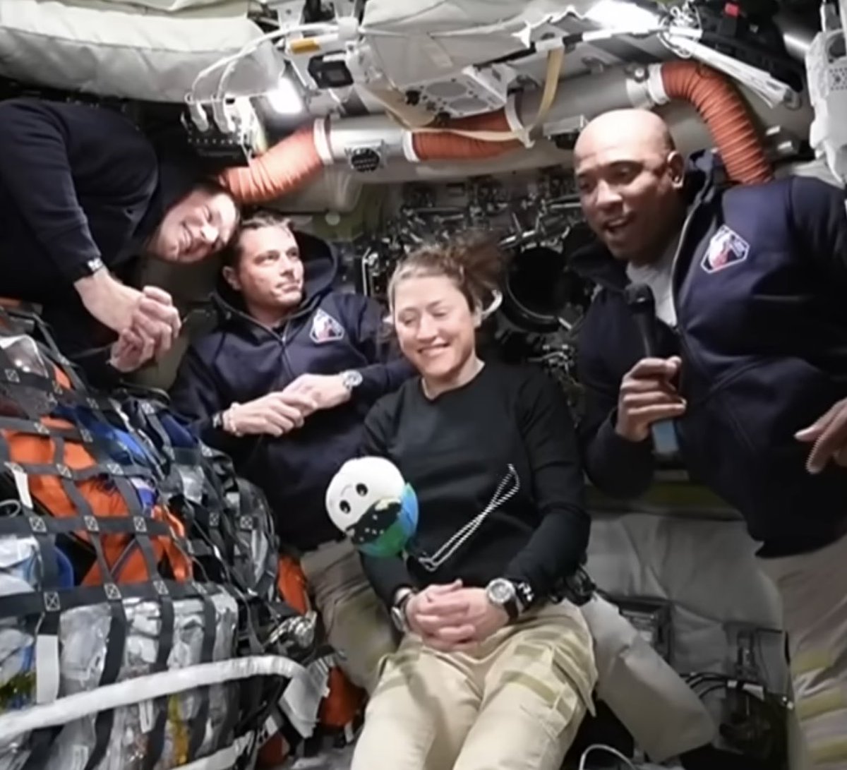 BertieBear13's tweet image. Awww, look #Rise is doing his thing! #StuffieInSpace #StuffieHero