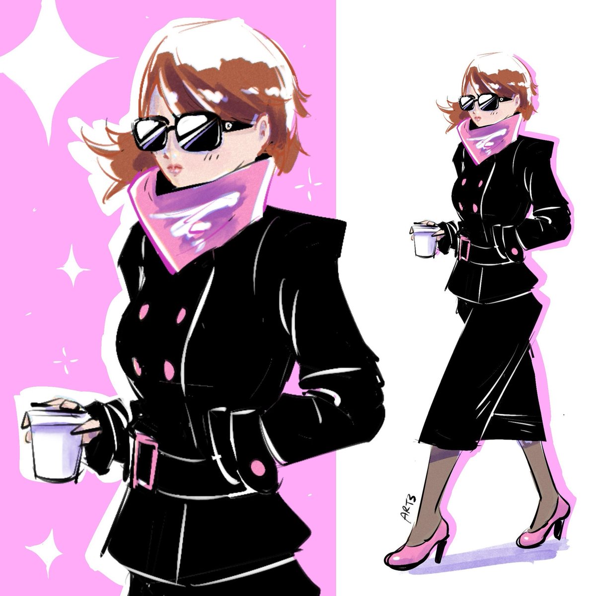 ART3mis | Aigis april | comm 2/3 tweet media