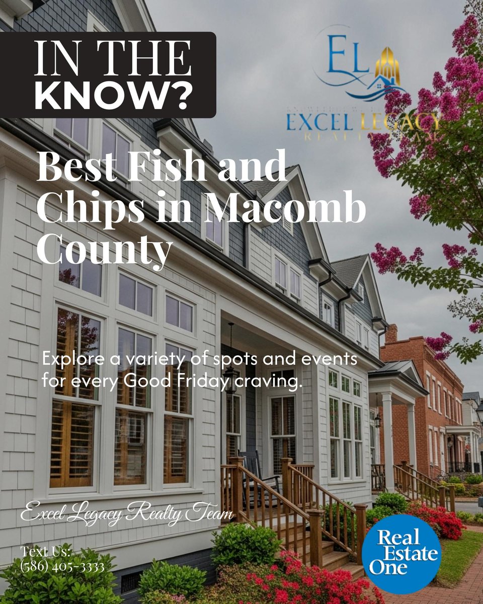 ExcelLegacyTeam's tweet photo. Macomb County’s top commercial fish and chips spots and fish fry events bring real variety, think classic, premium, dine-in or to-go. 🐟 Where’s your go-to for Good Friday flavor? https://t.co/oPB5Uiq229