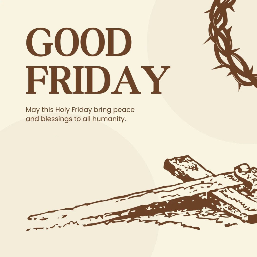 FoundryBake's tweet photo. Remembering the greatest sacrifice and choosing faith, love, and gratitude today.

#GoodFriday #Faith #Gratitude #Blessed #Hope #Prayer #Reflection https://t.co/BjMqhffsOt