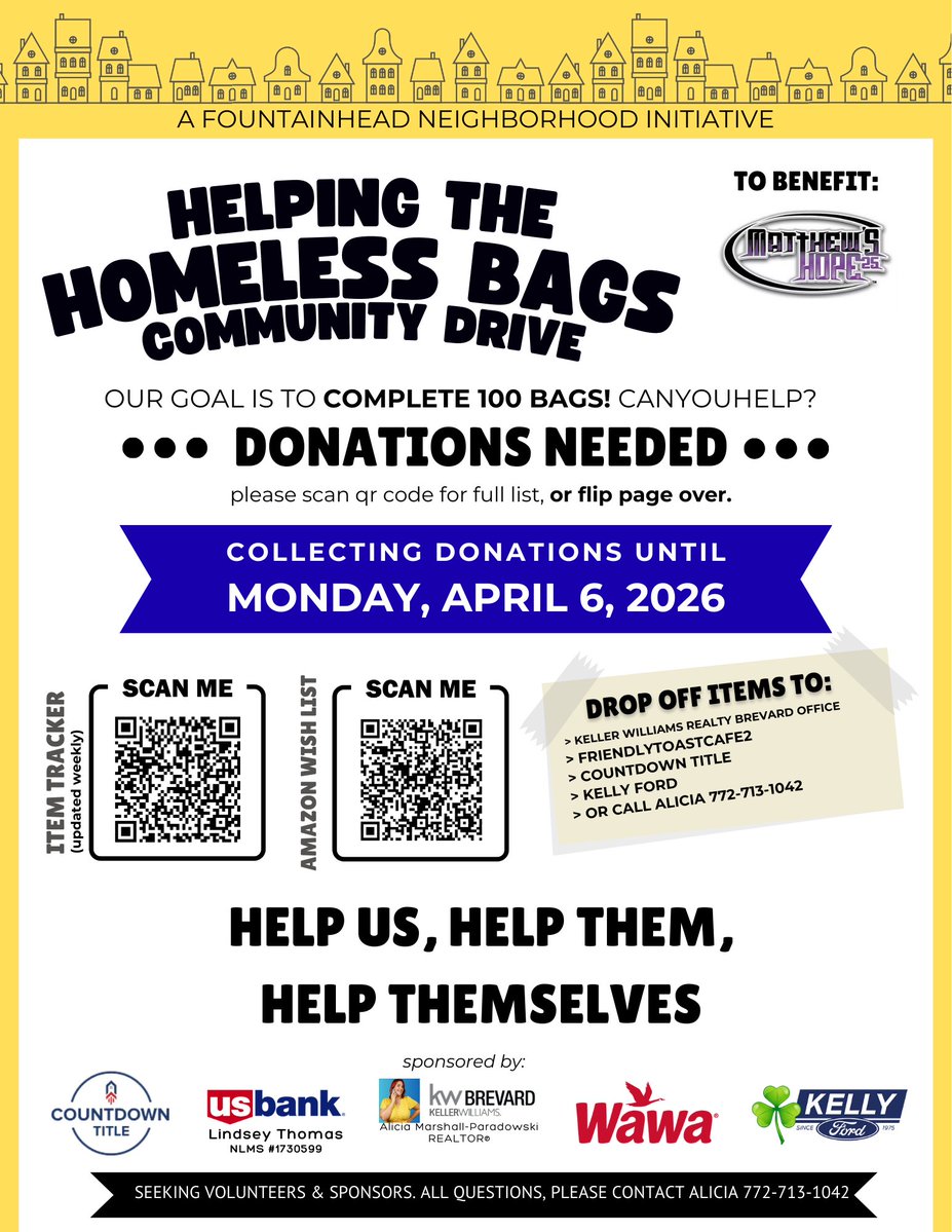 ford_fl's tweet image. Kelly Ford is reaching out to help our local communities with our Helping The Homeless Bags Community Drive.

Our goal is to complete 100 bags of food and sustenance to aid the unhoused in our community. 

#KellyFord #FordVehicles #HelpingTheHomeless #FoodDrive