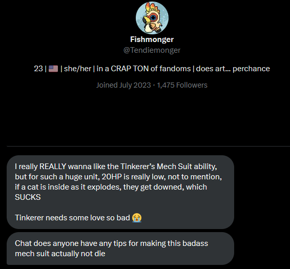 Mewgenics Takes & Confessions tweet media