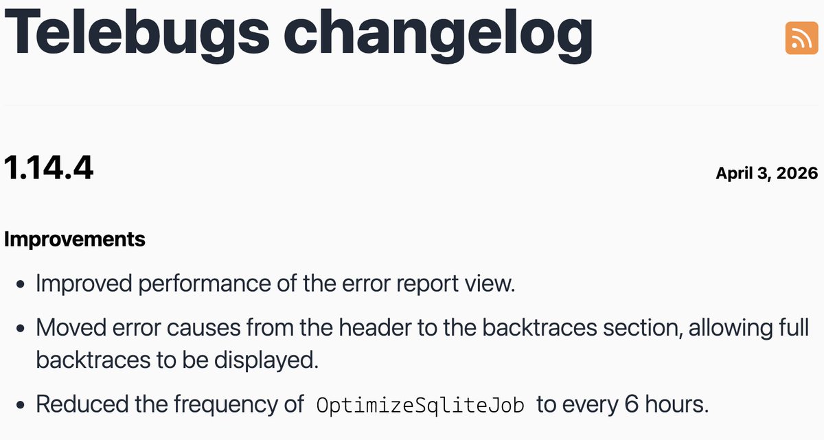 Telebugs Error Tracking tweet media