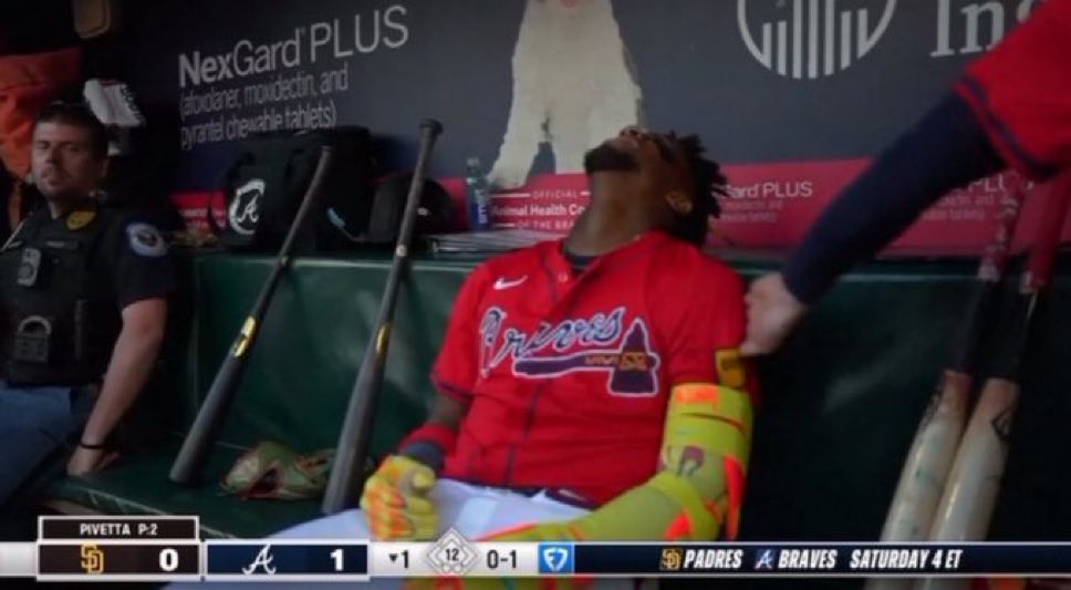 stacheofstrider's tweet image. Me asleep in the 5th inning last night