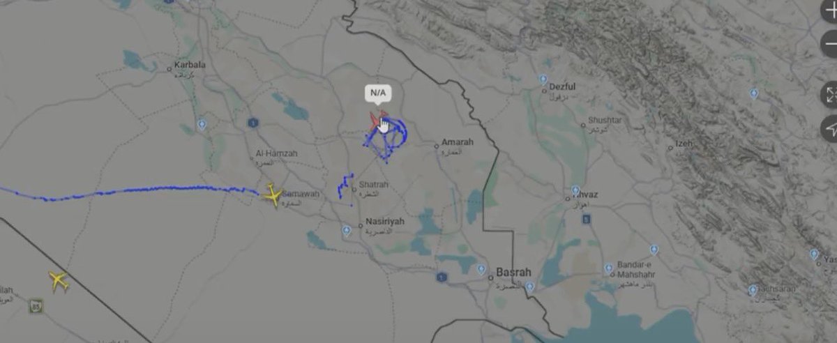 فلايت رادار يرصد حركة لطائرات تزويد بالوقود أميركية في أجواء العراق وسط توتر إقليمي