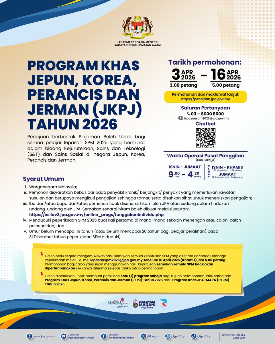 Jabatan Perkhidmatan Awam 🇲🇾 tweet media