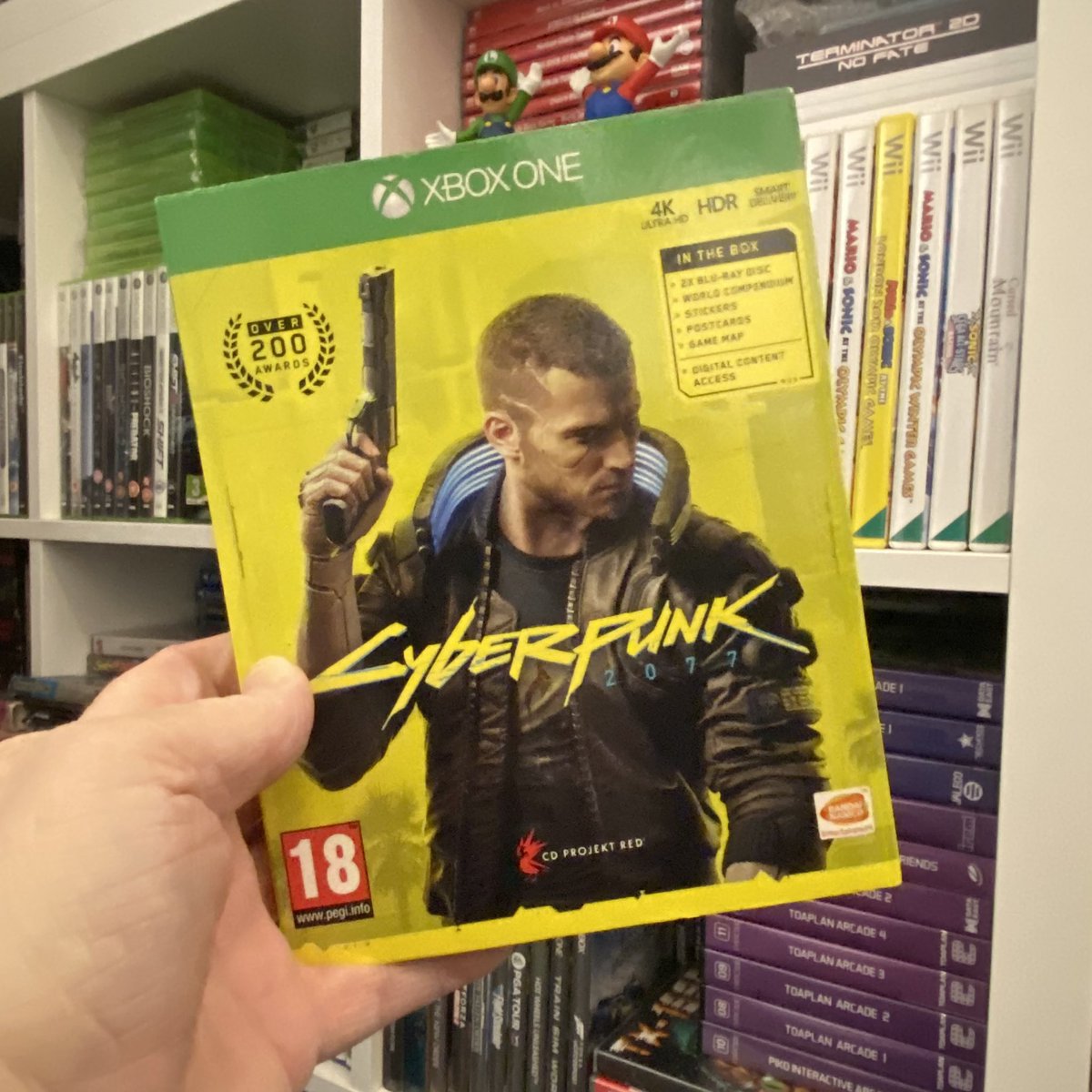 videogametastic's tweet photo. Cyberpunk 2077 is sadly another one I let go. I would probably have enjoyed it but how much time would it have taken… #xboxone #cdprojektred #bandainamco #cyberpunk2077 #gamersunite https://t.co/5Vj1EeKttH