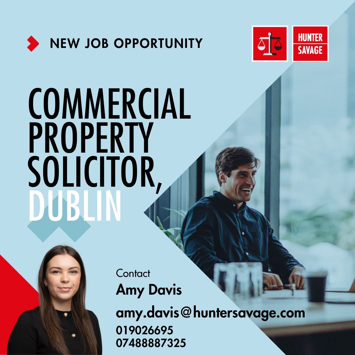 HunterSavageREC's tweet image. 🏢Now Hiring: Commercial Property Solicitor (2+PQE) | Dublin

Join a growing firm working on high-quality property deals across acquisitions, development &amp;amp; finance. Strong progression &amp;amp; team culture.

📩amy.davis@huntersavage.com

#PropertyLaw #LegalJobs #DublinJobs #HunterSavage