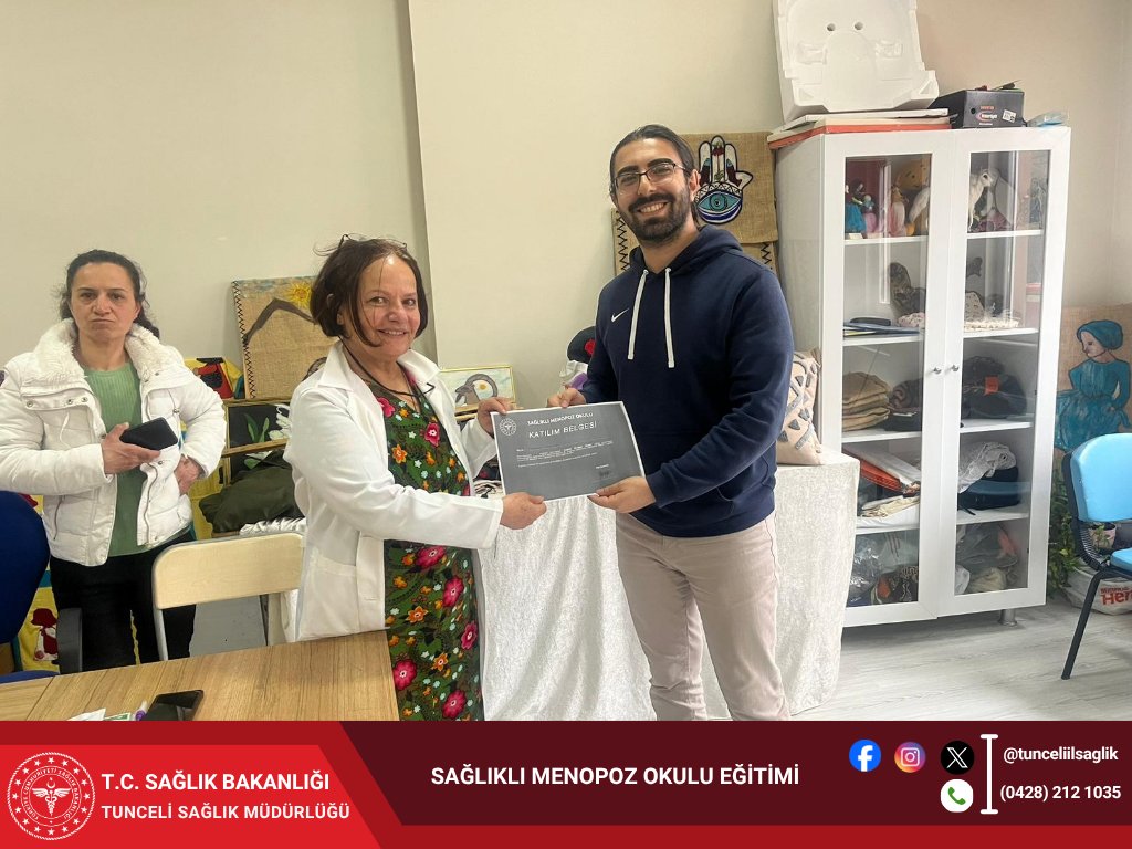 Tunceli İl Sağlık Müdürlüğü tweet media