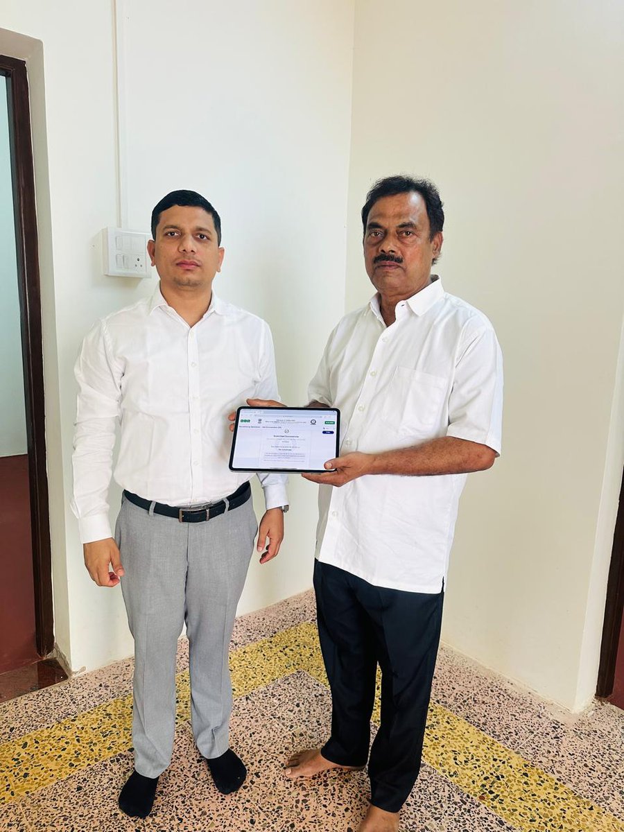 District Collector & DEO, North Goa tweet media