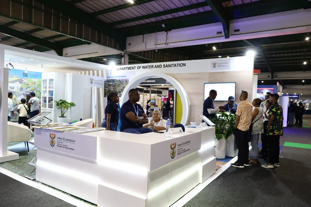 DWS_RSA's tweet image. Day 2 at the Rand Show!

DWS continues to engage with members of the public on water conservation, water demand management, and protecting infrastructure from vandalism.
Together, we can secure our water future. 💧
📍Join us at Exhibition Stall number 7.

#SaveWater #WaterIsLife