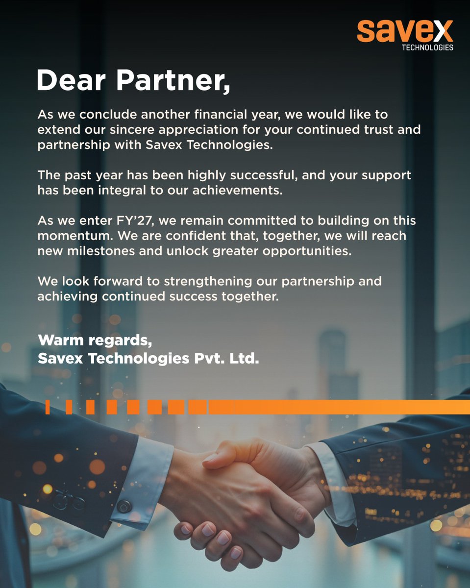 Savex Technologies Pvt. Ltd. tweet media