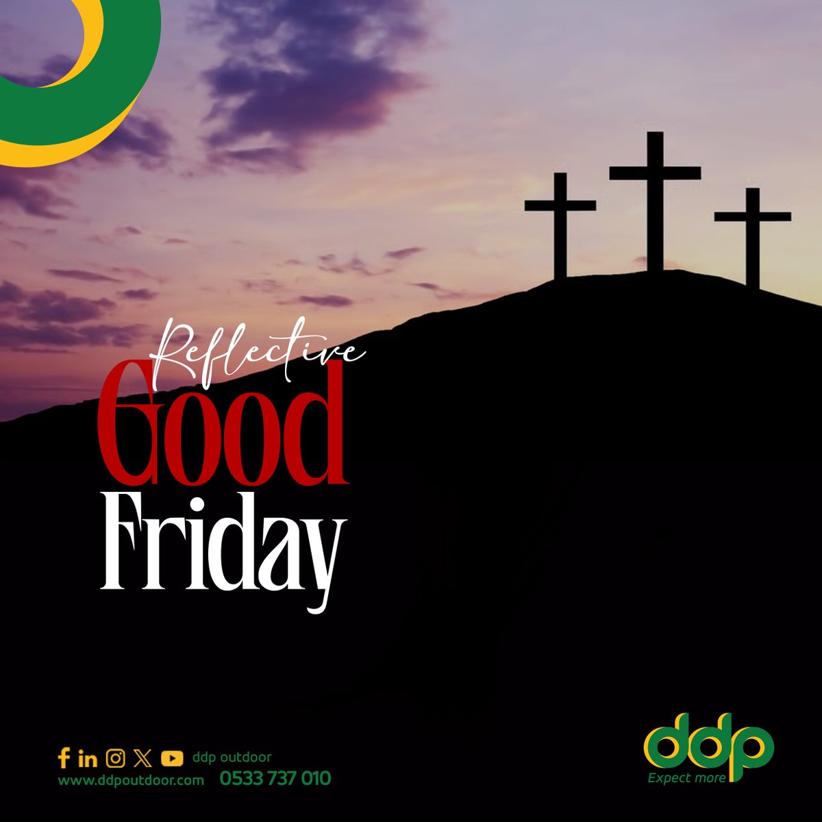 ddpoutdoor's tweet photo. On this Good Friday, we pause to reflect on sacrifice, grace, and renewal. Wishing all our clients and followers a meaningful day of contemplation and peace. 🌿 https://t.co/UXj0K0kgtx