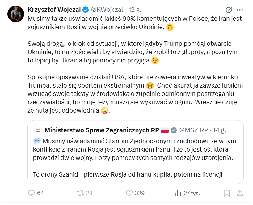 Miłosz Wojtala tweet media