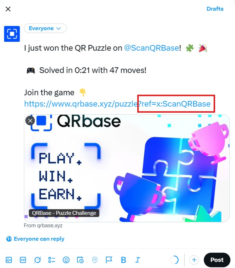 QRBase tweet media