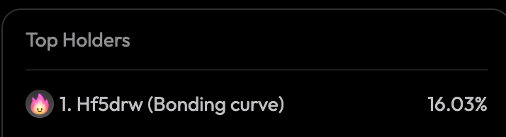 Thank you for your interest using Trends to launch tokens! We'd like to explain that for our ABC (AI-adaptive Bonding Curve), it is an infinite bonding curve. 

As a result, there is no AMM pool. The top address on <a href="/gmgnai/">GMGN.Ai</a> or any terminal is the bonding curve itself.