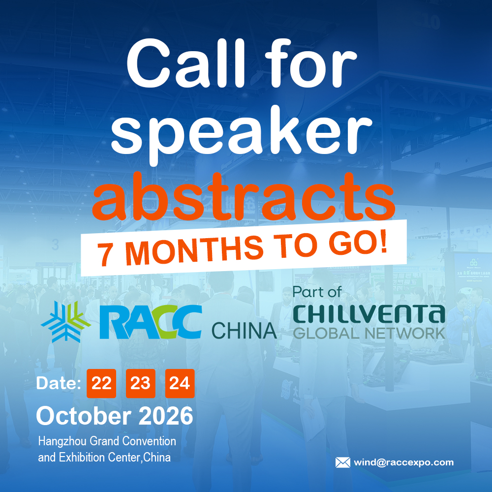 RACC2024's tweet photo. RACC CHINA 2026— Part of Chillventa Global Network
Email： wind@raccexpo.com

#raccexpo #hvac #forum #expert https://t.co/Hcc10DXzdM