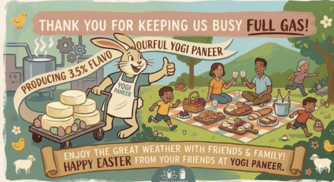 yogipaneer's tweet photo. Happy Easter! Thank you for keeping us exceptionally busy. Now we’re taking a break—and you should too! BTW, we are incredibly proud of our Indian heritage; we’ve hidden a visual symbol in the picture below for you to find. Write to us when you spot it! ;) https://t.co/ICEURo7esa