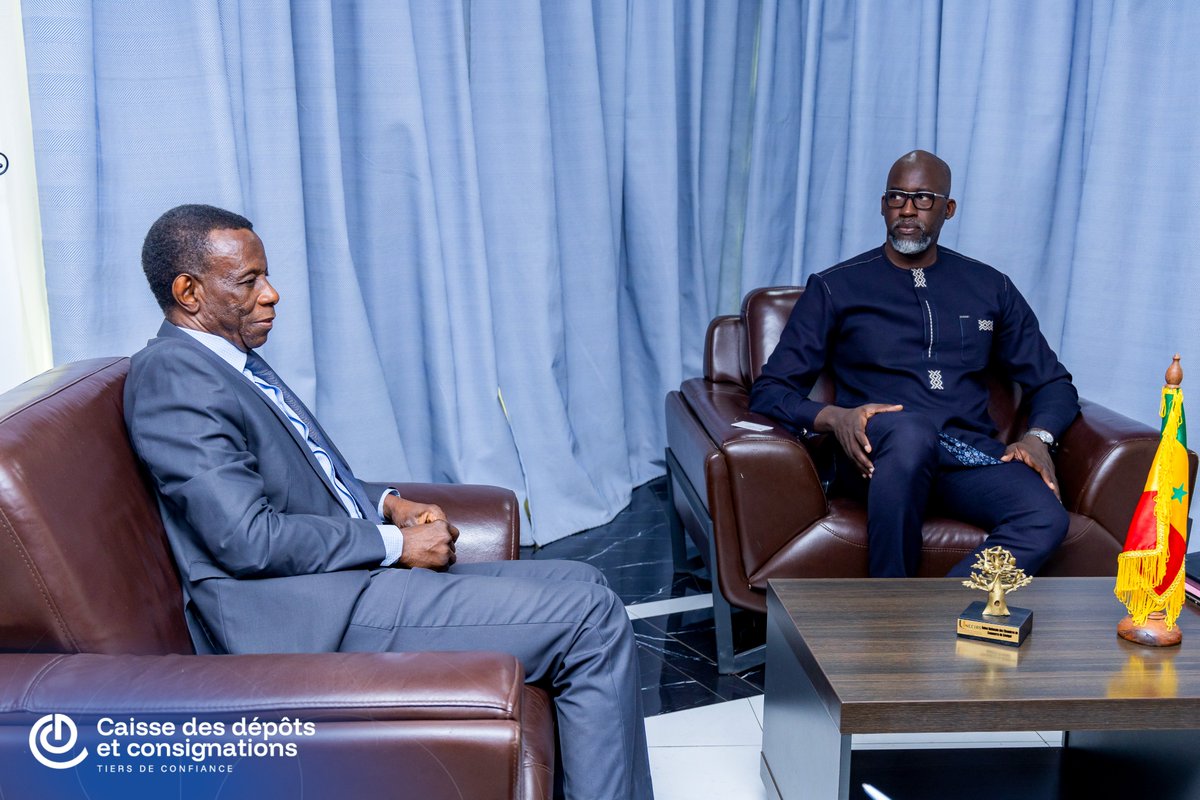 cdcsenegal's tweet image. La Caisse des Dépôts et Consignations (CDC) a reçu, ce jour, une délégation de Bank of Africa Sénégal (BOA Sénégal), conduite par son Directeur général, dans le cadre d’une séance de travail consacrée aux perspectives de renforcement (...)
#Senegal2050 #CDC #senegal #finance