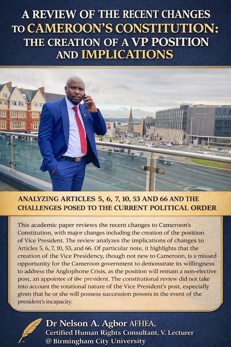 Dr Nelson A. Agbor tweet media