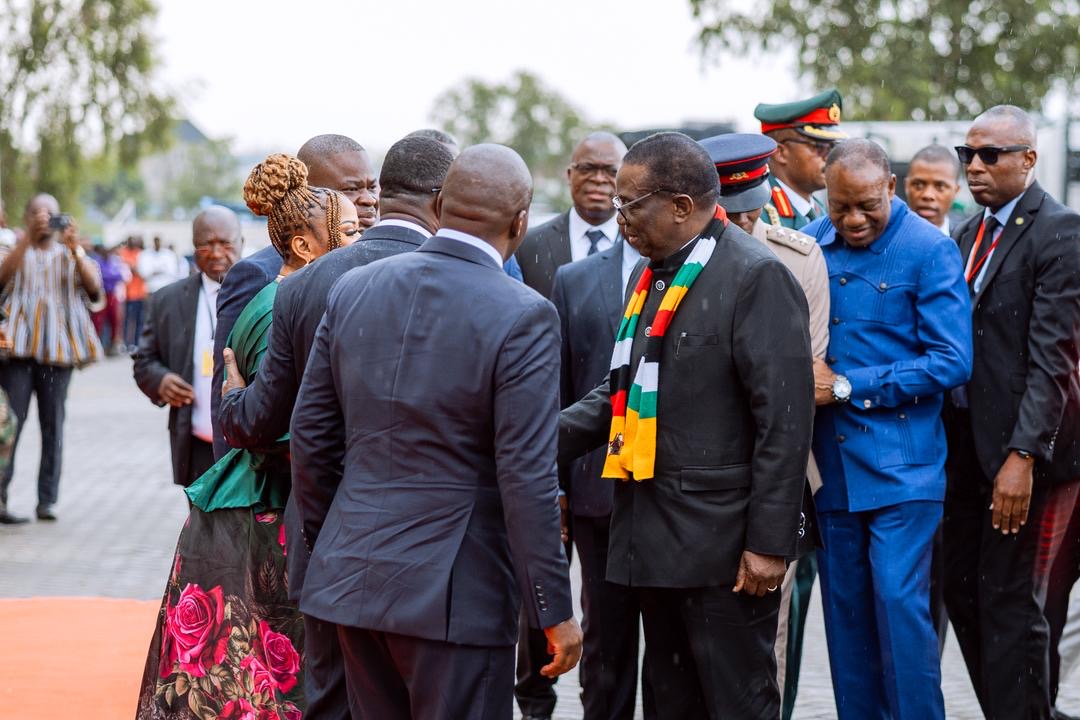 thejospongroup's tweet photo. We were privileged to welcome His Excellency @edmnangagwa to the @accracompost to showcase our commitment to environmental sustainability.
It was a proud moment for us as our EC, Dr. @jsagyepong, conducted the President through our facility.
#GhanaZimbabwe #ACARP #Jospong https://t.co/SFkIahCDpL
