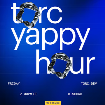 ghiblimagicdev's tweet image. Everyone get ready it's the #100devs chosen one's FIRST @torcdotdev yappy hour as the host TODAY 4/3 @ 1:30 ET! (Always virtual and free)  

Join your fellow tech nerds and help us cheer on
@RoxanaCodes !  Followed by the spanish yappy hour! #torc