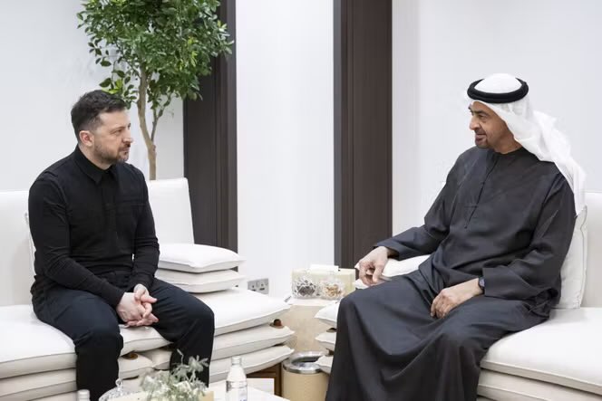 Gulf_Research's tweet photo. Ukrainian President #Zelensky formalized 10-year defense agreements with #Saudi_Arabia, #Qatar, and the #UAE during a Gulf tour in late March 2026. These agreements emphasize collaborative manufacture of air defense systems, maritime drones, electronic warfare equipment, and interceptors. Ukraine imparts its proven knowledge in countering low-cost drones employed by Russia, while receiving funds and industrial capabilities in exchange.