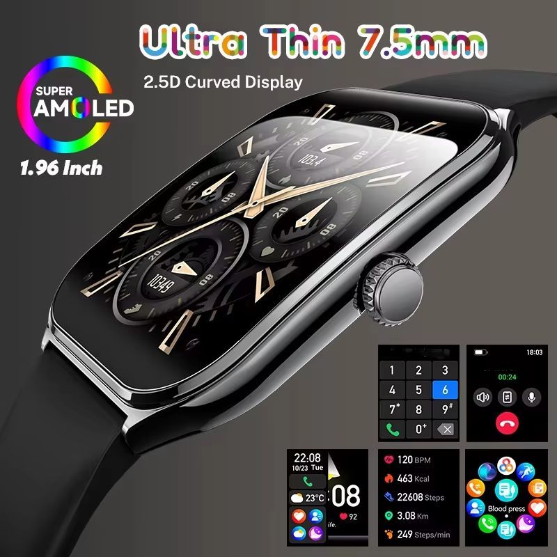 vositone's tweet photo. Professional Style 🚀 Vo547 Smart Watch - Ultimate B2B Partner
1.96" AMOLED, ultra-thin metal frame
Certified: CE/RoHS/UN38.3
25-day battery | IPX7 waterproof
OEM/ODM: logo engraving, custom packaging
 Competitive bulk pricing - Inquire today!
#B2BElectronics #SmartWatchSupplier https://t.co/5eKvscOICr