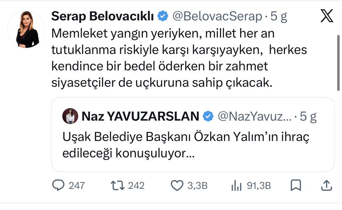 Serap Belovacıklı tweet media