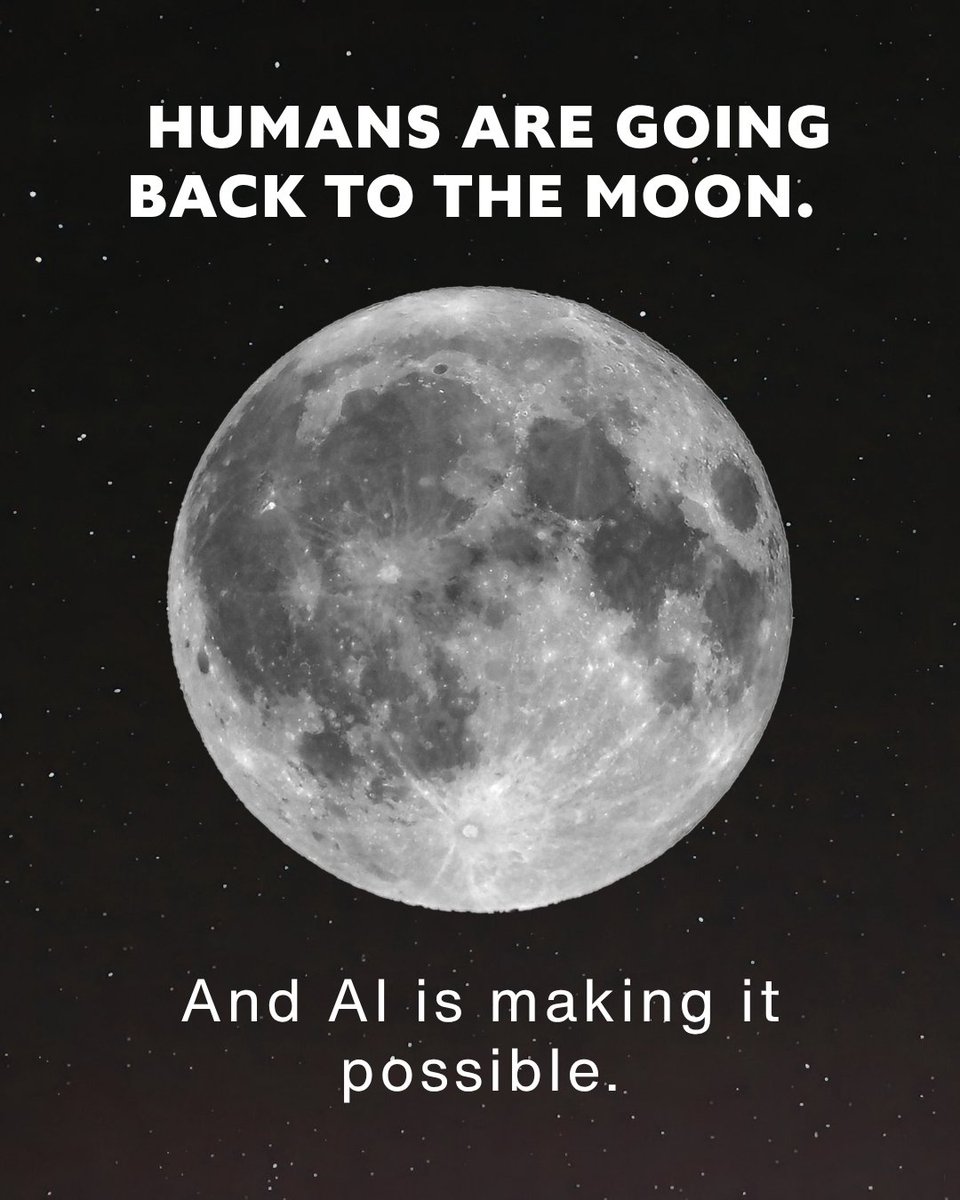 _INSUS_'s tweet photo. 🌕 For the first time in 50+ years, humans are heading to the Moon. And #AI is on board. 
→ 150K sensors monitored in real time 
→ Autonomous fault detection (FDIR) 
→ Digital twins for every maneuver
This is what AI is truly capable of. 👇#ArtemisII #NASA #NextGiantLeap #Moon https://t.co/mBNGrJyu45