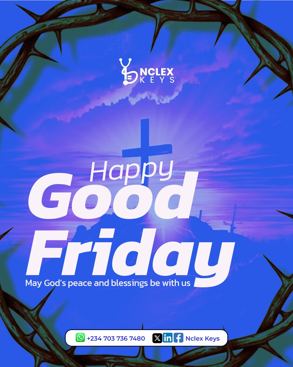 nclexkeys's tweet photo. Today is a reminder of love in its purest form, sacrifice, grace, and unwavering compassion. 💙

In the silence of this day, may you find strength in faith, comfort in hope, and peace in knowing that every storm has a purpose.

NCLEX KEYS https://t.co/vGPhghPnvY
