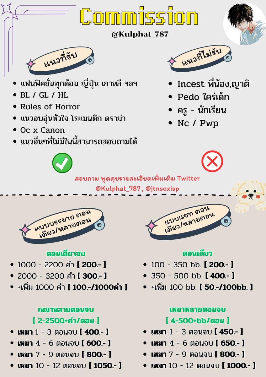 กุลพัฒน์ ft.รับคิวตลอด ฟอล/เมนชั่นก่อนทักเดม tweet media