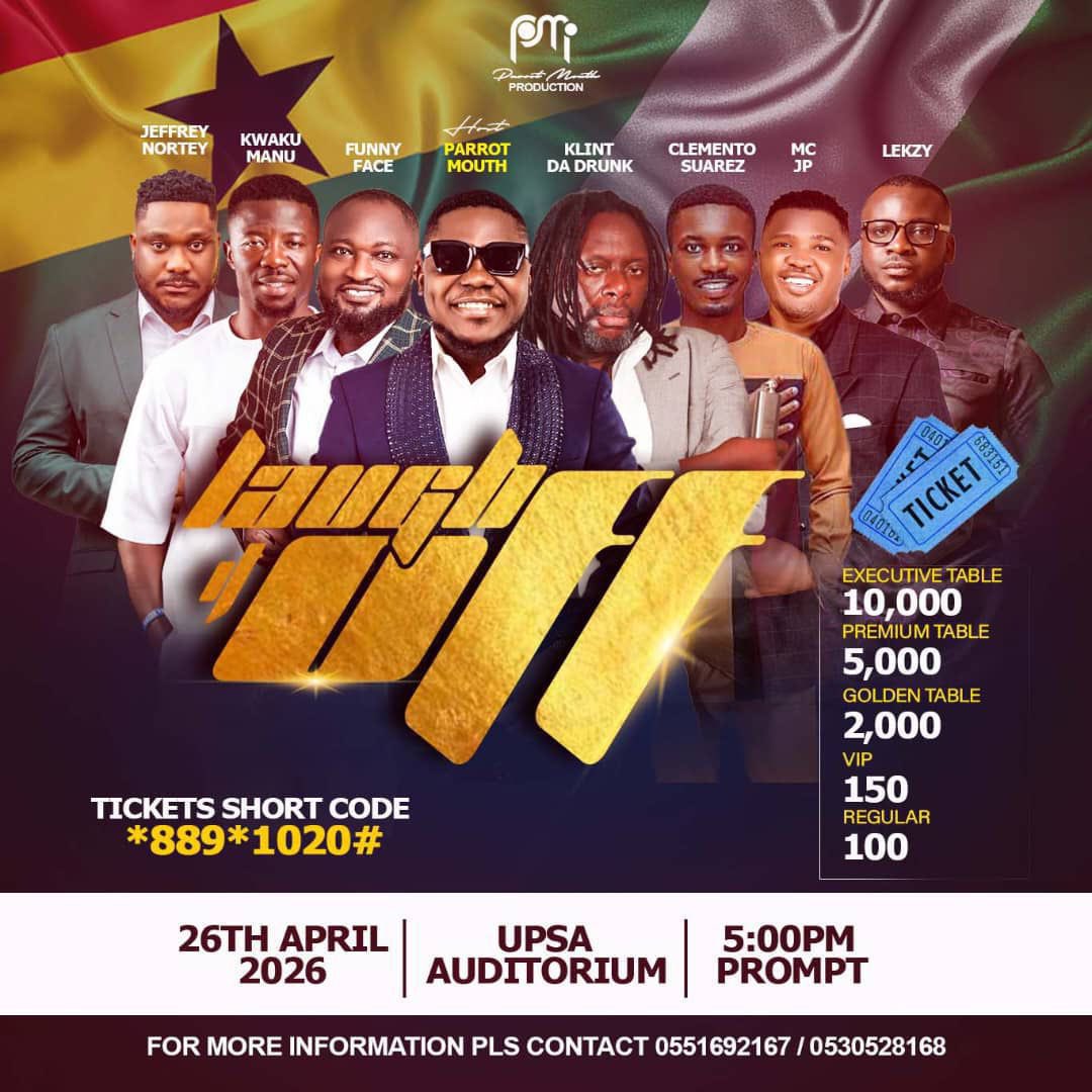 LisbonManuel24's tweet photo. If you’ve been waiting for an event that guarantees smiles from the first minute to the final applause, this is the perfect choice. UPSA is ready for the joy 😂✨ #laughitoff26 #parrotMouth https://t.co/7WKjsIzOZu