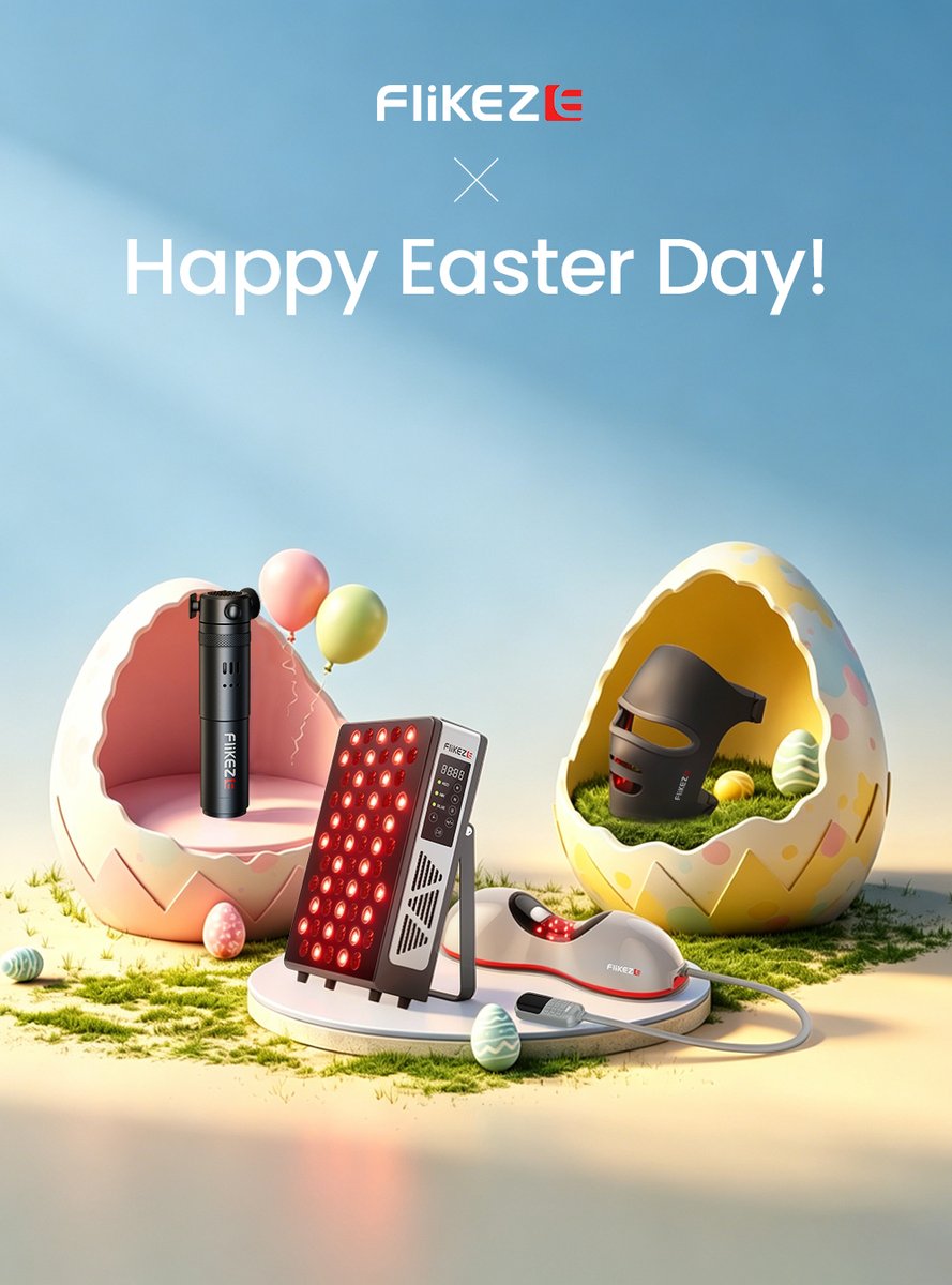 flikeze's tweet photo. Happy Easter from FliKEZE.
Wishing you a season of renewal, relaxation, and radiant moments. Embrace spring, celebrate new beginnings, and enjoy the joy of self-care.

#HappyEaster #FliKEZE #SpringWellness #SelfCare #EasterVibes https://t.co/WfI7CyTphF