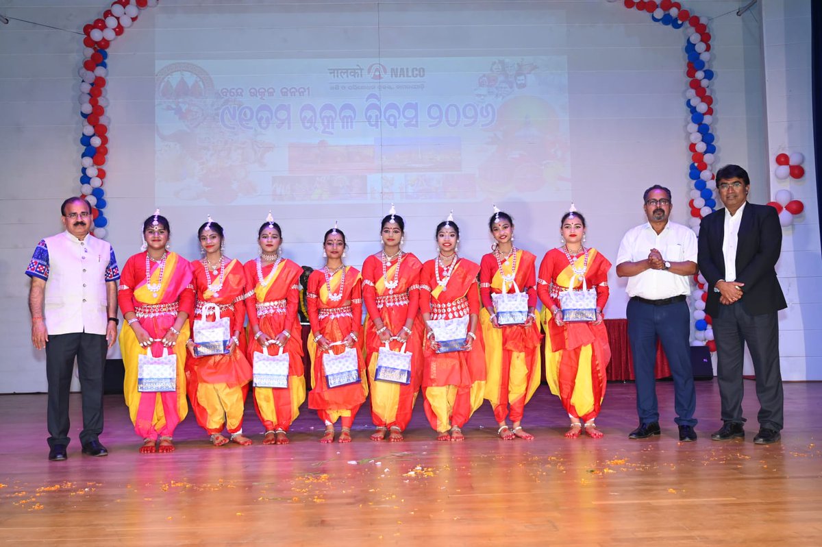 NALCO_India's tweet photo. #UtkalDivas2026 celebration at our M&R Complex, #Koraput, #Odisha was filled with true #OdishaCulture! From vibrant cultural performances to traditional music, dance, and glimpses of our rich heritage, the spirit of Utkal came alive. Employees, associates and families joined in with pride and joy.  @kishanreddybjp @satishdubeyy @MinesMinIndia @DPE_GoI @mygovindia  #CelebratingCulture #Nalco #TogetherWeCelebrate #OdishaPride