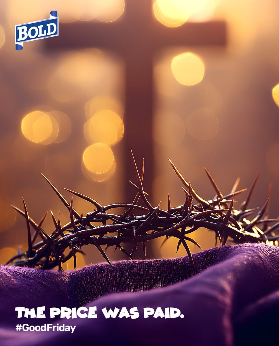 boldNig's tweet photo. Today, we reflect on the glory that came through huge sacrificial love. 

#Goodfriday #BOLDGinger #Itsdifferent https://t.co/X9tP8Cp0vm