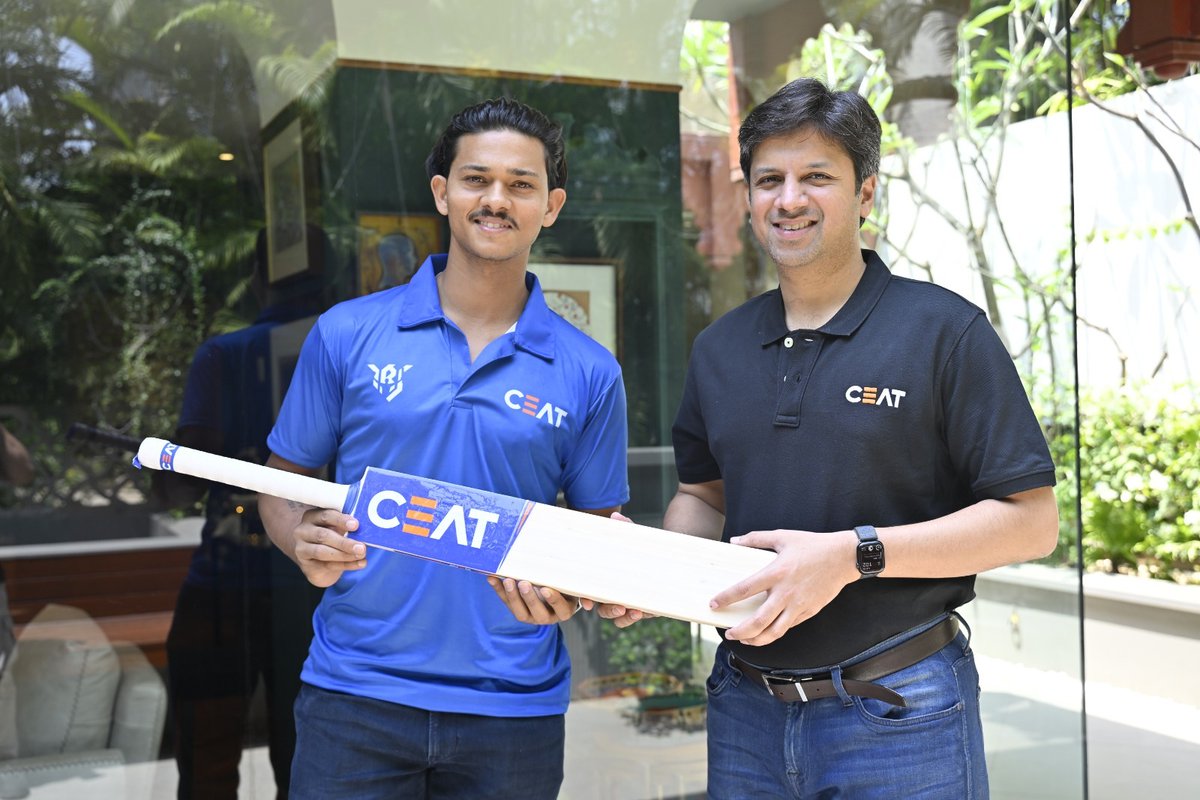 CricCrazyJohns's tweet image. 🚨 YASHASVI JAISWAL × CEAT 🚨

- Yashasvi Jaiswal joins the CEAT Family, he joins with the Elite cricketers with Rohit, Shreyas &amp;amp; Harmanpreet Kaur 🇮🇳