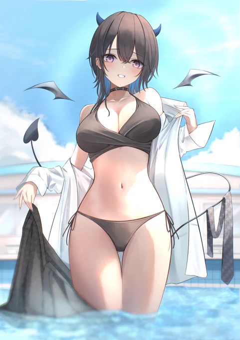 早く夏になって欲しいね #一ノ瀬の絵