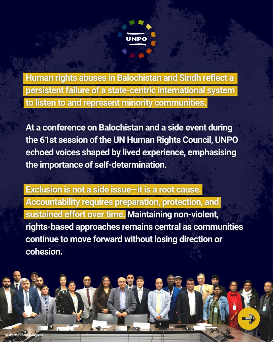 Unrepresented Nations and Peoples Organization tweet media