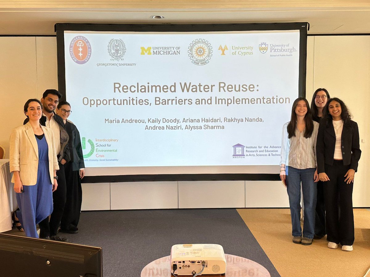 NITJofficial's tweet image. M.Tech Biotechnology student Mr. Rakhya Ranjan Nanda represented NITJ at ISEC-4, a global workshop in Evia, Greece, with participants from 20 countries. His work focused on reclaimed water reuse and sustainability. 
#AcademicExcellence #GlobalAchievement