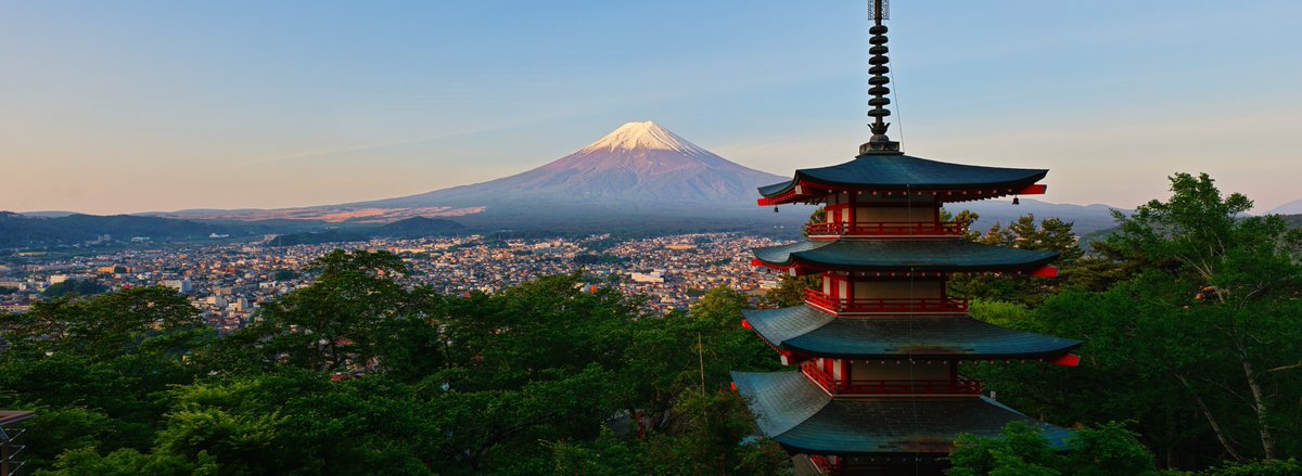 Hasselblad's tweet image. An iconic pairing, where a five-storied pagoda frames Mount Fuji. As the seasons shift, the scene takes on new tones and moods. 
Which season of Fuji do you find most memorable?   

📷 Cookie Mico 
📸 X2D 100C &amp;amp; XCD 21  
#Hasselblad #X2D100C #LandscapePhotography #MountFuji
