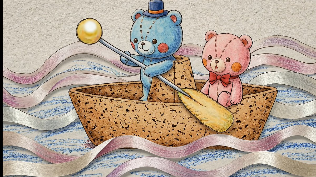 浮き針のボート🧸🧵心落ち着く癒やしのAIアニメ &amp; ASMR

浜辺で見つけた大きなコルクの台と色とりどりの待ち針。📍ボートとオールに見立てて、リムとラムはキラキラ輝くリボンの海へ漕ぎ出します。🛶✨

youtu.be/MdePZl06YYc

#relaxing #kawaii