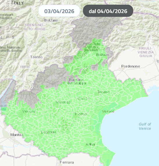 arpaveneto's tweet image. #pm10 #Veneto #aria Concentrazioni di PM10  al di sotto dei limiti in tutta la regione.
🟢 allerta 0
arpa.veneto.it/dati-ambiental…